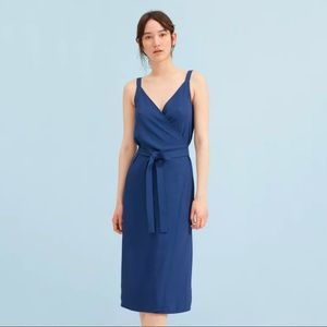 Everlane Japanese GoWeave Tank Midi Dress